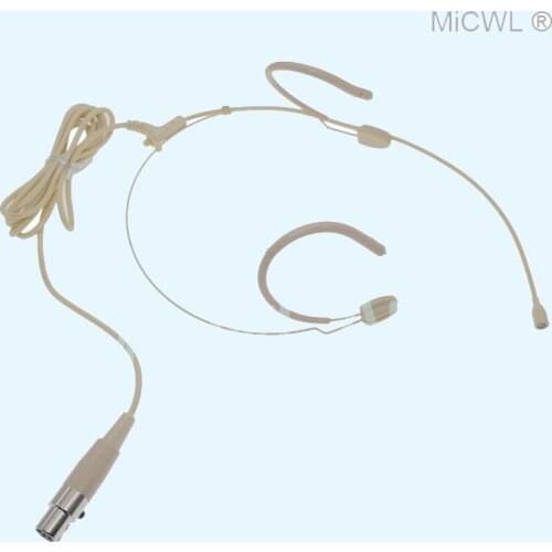 CS99 Beige High Quality Headset Omnidirectional Microphone Cardioid Microfone For Shure ULX SLX PGX QLX GLX UR24D Wireless TA4F