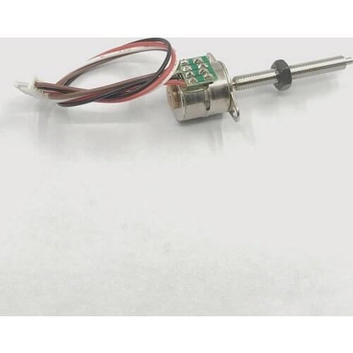 DC 5V 2-phase 4-wire Mini Precision Step Motor 23mm Long Linear Actuator Micro 10mm Stepping Motor 18 Degree 10. 5 ohm