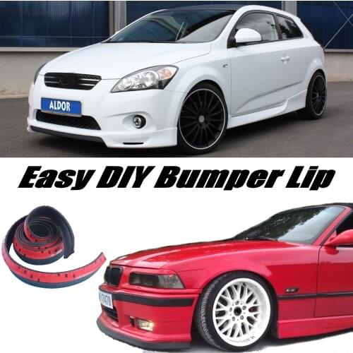Bumper Lip Deflector Lips For KIA Cee'd Ceed Front Spoiler Skirt For Car Tuning Veiw / Body Kit / Strip