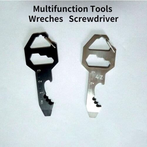 Multi-function Tools Wreches Screwdriver / Outdoor Camping Portable Spanner Screwdriver / Bottle Opener / Open The Carton Tools