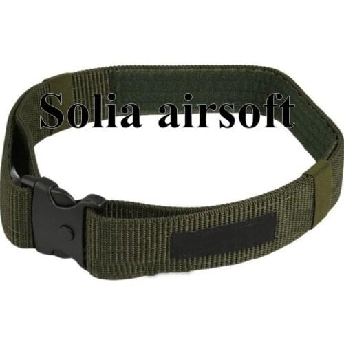 Mens Brand Outdoor Belt Tactical Belt Wide Nylon Sport Combat Training Waistband Military Belts