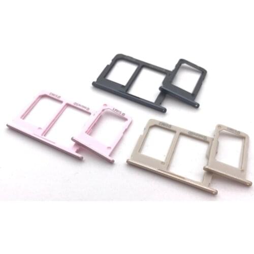 New SIM For Samsung Galaxy J3 J5 J7 2017/J330 J530 J730F SIM Card Tray Slot Holder Adapter Accessories .Single / Dual