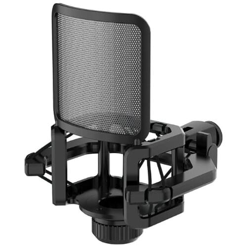 Universal Microphone Shock Mount Mic Clip Holder Mount for Mic Anti Vibration Adjustable High Isolation Shock Mount