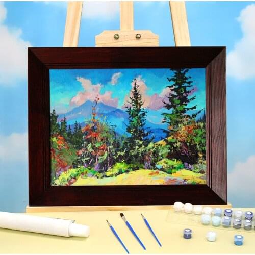 Landscape Untitled DIY Paint By Numbers Set Acrylic Paints 50*70 Painting On Canvas Decorative Paintings Crafts Handicraft