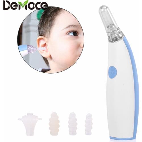 Portable Ear Wax Removal Tool Painless Battery Powered Safety Electric Ear Cleaner Ear Health Care Tools For Babies Adults