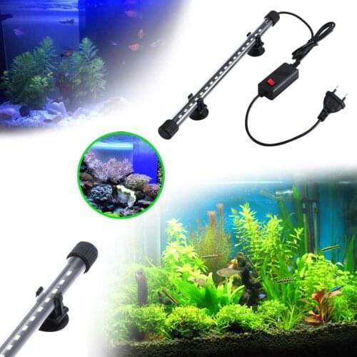 RGB Aquarium light 60-80cm diving lamp Colorful lamp Waterproof Underwater Clip for plants Fish tank essential Amphibious use