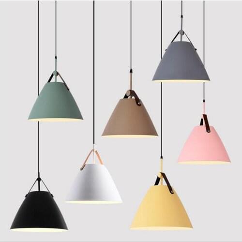 Modern Nordic Minimalist Creative Hanging Lights Bar Lighting Living Room Lamps Dining Room Fixtures Restaurant Pendant Lights