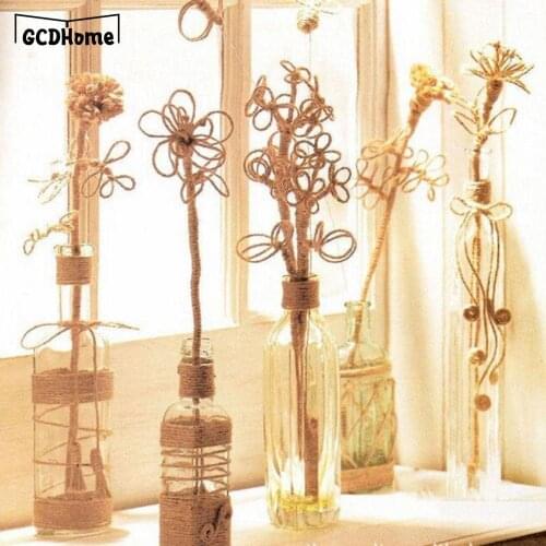 30 M 3 Colors Natural Jute Twine Burlap String Hemp Rope Wedding Gifts Wrapping Cords Thread Party Supplies