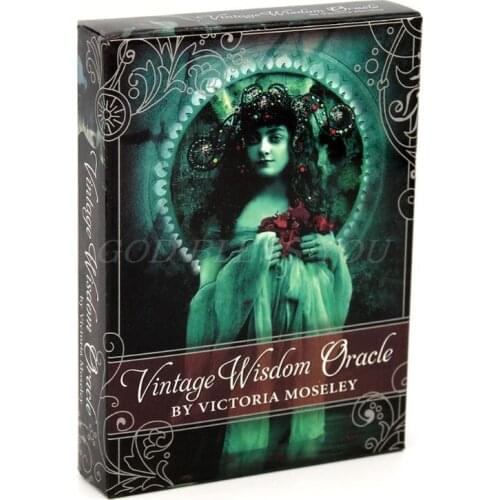Vintage Wisdom Oracle 52 Cards Tarot Deck Divination Fate Game Full English Family Party Board Game Drop Shipping