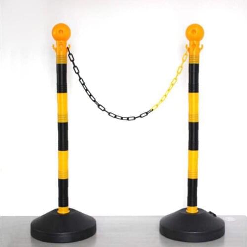 High Quality 1m High Warning Post Stanchions Hotel Barriers For Guardrail Twisted Lining Barrier Rope