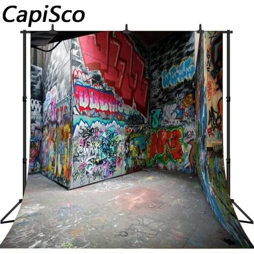 Capisco graffiti photography background children photography backdrop digital print photo backdrops for photo studio props
