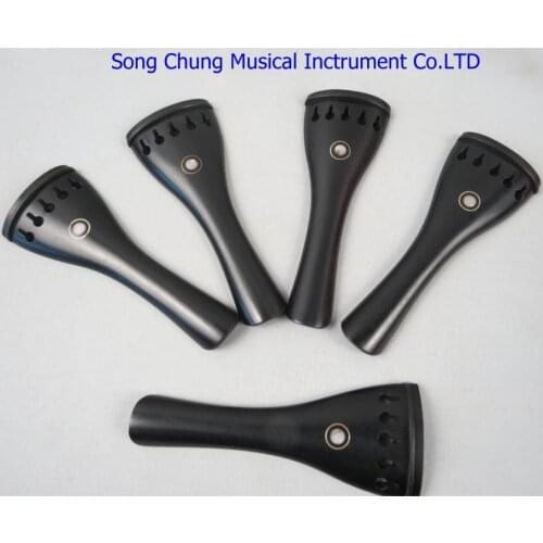 10pcs Ebony violin tailpieces 4/4 for 5 strings violin,beautiful ornament