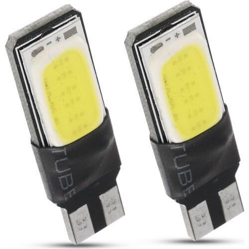 2Pcs High power t10 w5w led cob car led t10 194 501 168 white car light fog Lamp interior light w5w t10 LED interior Bulb