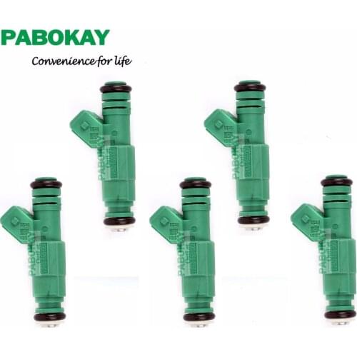 5 pieces x Green Giant Fuel Injector 42 lb/hr 440cc for Volvo 0280155968 Turbo