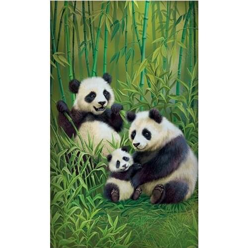 Bamboo Forest Panda Diamond Painting Animal Round Full Drill Nouveaute DIY Mosaic Embroidery 5D Cross Stitch Home Decor Gifts