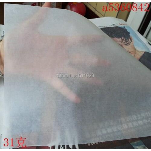 Free shipping white 31g DIY handmade soap packing paper/DIY gift wrapping calendered paper/food packaging semitransparent paper