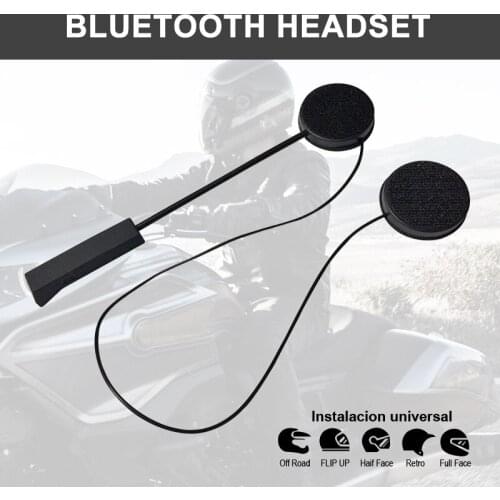 BT18 Headset Motorcycle Helmet 4.1 EDR Bluetooth-compatible Headphone Microphone Bicycle Helmet Earphone Handsfree USB Charging