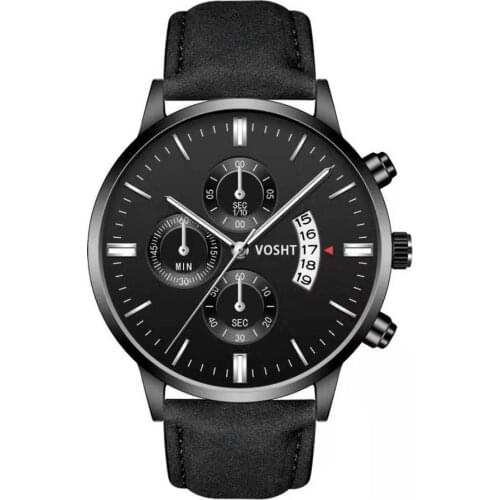 Men Watches Luxury Famous Brand Men Leather Strap Calendar Watch Men Sports Quartz Watch For Men Relogio Masculino montre homme