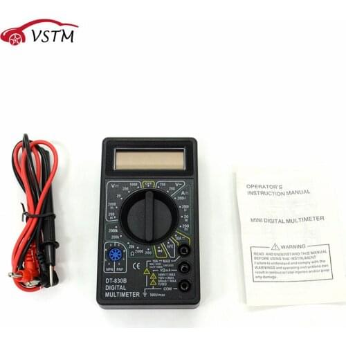 Best price LCD Digital Multimeter DT830B test DC AC Voltage DC Current Resistance tester Cost effective AC/DC Ammeter Voltmete
