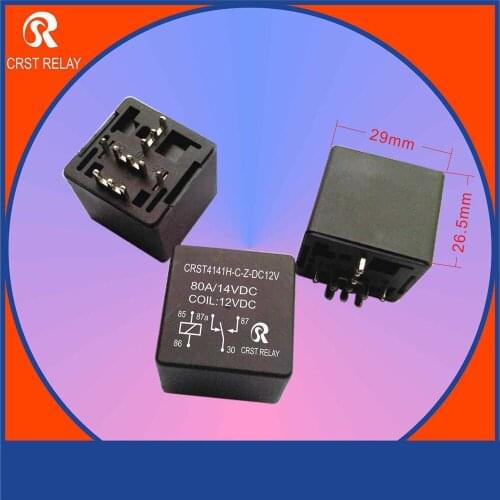 CRST4141H PCB80A 12V 5 Automobile Relay Pump Sound Control Anti-theft Photoelectric Footlights