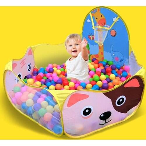 Children Manege Play Tent Baby Ocean Ball Pit Pool Game Kids Basketball Tents House Playing Toy Children Boys Outdoor Ocean