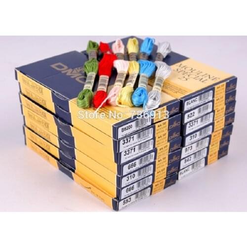 Choose Any Colors DMC Floss Embroidery Floss Thread Yarn--447 Pieces Old Colors + 16 Pieces New Colors