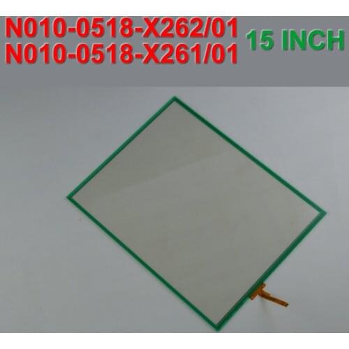 N010-0518-X262/01 N010-0518-X261/01 15.1 inch touchscreen for FANUC touch panel 4 wires touch screen panel glass,Free shipping