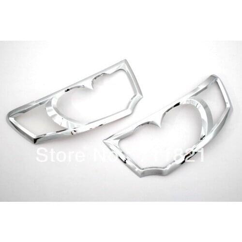 Chrome Head Light Cover For Challenger / Pajero Montero Sport 2009-2012