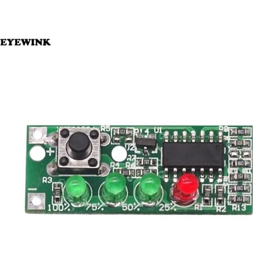 3S 4S Lithium Iron Phosphate Battery Capacity Tester 9-12V Board Power Level Indicator Four Level LED Display Module