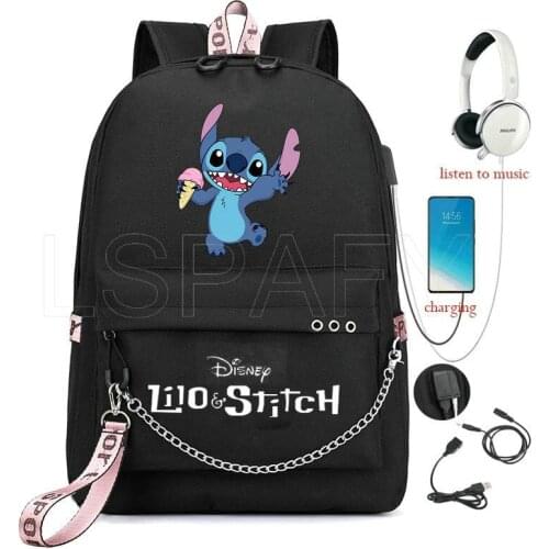 Wear-resistant Waterproof Backpack Stitch Women Laptop Functional School Bags Travel Stylish Casual Sports Bags Male Women