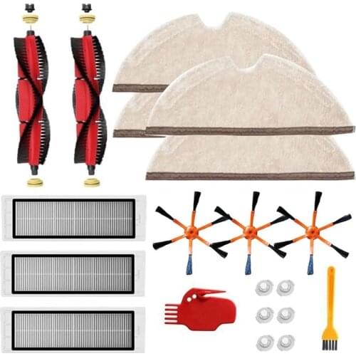 Vacuum Cleaner Parts Filter Kits For Xiaomi Roborock S6 S60 S65 S5 MAX T6 Robot Vacuum Accessories Filter Side Brush