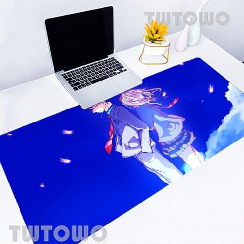 Mouse Pad Your Lie In April Computer Mouse Pad Lovely Art Soft Natural Rubber Anti-slip Mice Pad Laptop Keyboard Pad Desk Mat