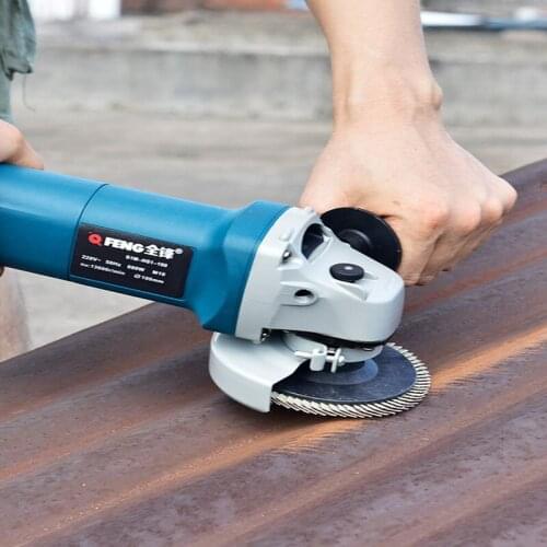 TRANVON 100mm Model Electric Angle Grinder Metal Cutting Wood Polishing Stone Grinding Machine Multifunctional Polishing Machine