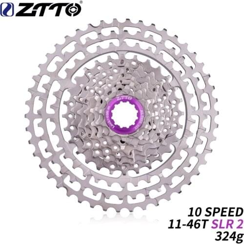 MTB 10 Speed 11-46T SLR 2 Bicycle Cassette HG Compatible 10s ultralight 46T CNC 10v k7 For MTB XX X0 X9 X7 M610 M781 M786