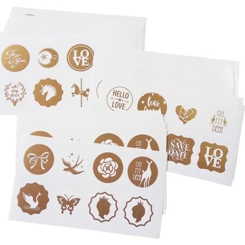 400 Pcs/lot DIY Flower Love Animals Cute Sealing Label Stickers Decorative Sticker Gift Label Scrapbooking Stickers