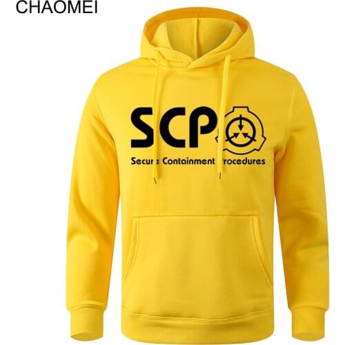 2020 New Unisex Anime SCP Hoodies Coat Special Containment Procedures Hoodie SCP Casual Hooded Pullover Sweatshirts C160