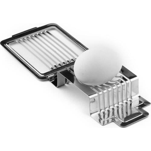 2020 Stainless Steel Egg Cutter Multifunctional Fruit Slicer Kitchen Supplies for eggs salted eggs strawberries bananas etc