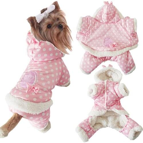Hot Selling Dog Hooded Coat Small Dog Waterproofwinter Clothing Dog Coat New Pet Clothes Hooded Pet Winter Coat Winter Warm Coat