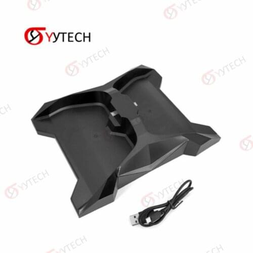YYTECH Colorful Light Double USB Charger Dock Station Charging Stand for Xbox One Controller