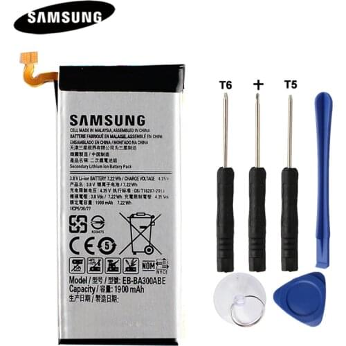 SAMSUNG Original Battery EB-BA300ABE For SAMSUNG GALAXY A3 2015 A300X A300 A300F A300FU A300G A300H A300M A3000 A3009 1900mAh