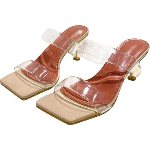 Womens Sandals 2021 Retro Sandals Female Outer Wear Fairy Style Sandals Summer Personality Profiled Heels Women