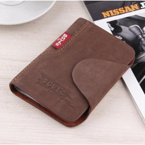 2019 Vintage Credit Card Holder Genuine Leather Business Cards Holder Credit Card Classical 20 Slots Card Wallet Wallet Rfid