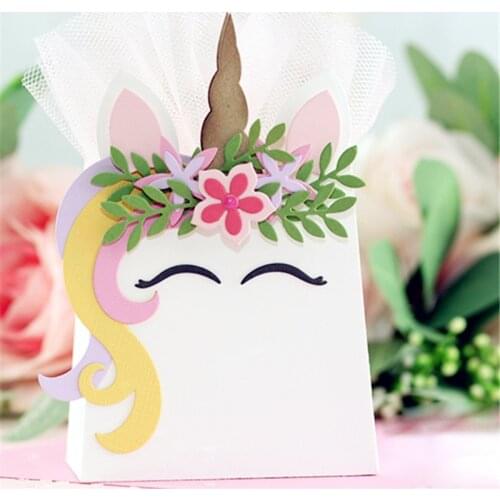 Hair Unicorn Metal Cutting Dies Design Stencils for DIY Scrapbooking Album Paper Card Decorative Craft