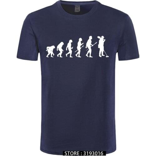 I'd Rather Be METAL DETECT Detector Funny T-Shirts Men Casual Fashion Short Sleeve Mens Evolution Detecting T Shirt