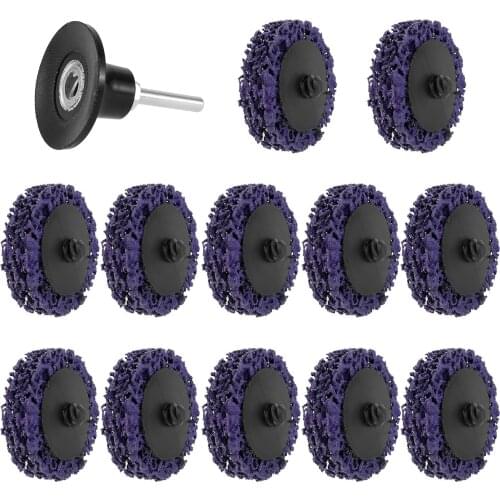 12 pcs Abrasive Wheel Grinder Strip Disc with 1pcs base Remover Clean Grinding Wheels for Motorcycles Durable Angle Grinder Car