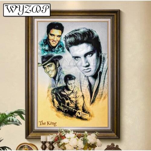 5D Diamond painting Singer Picture Full Square/Round Diamond Embroidery Mosaic Cross stitch Gift Kits Home decor WYZWYZ18813