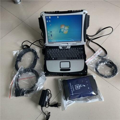 CF-19 laptop with 320GB HDD ready to use New Generation multiple diagnostic interface G-M Scanner wifi G-M MDI GDS2 + TECH2WIN