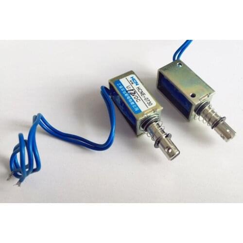 DC6V DC12V DC24V HCNE1-0730 Open frame type electromagnet push-pull type 5N 10mm tensile