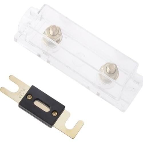 300 AMP ANL Fuse Holder Fuseholder INLINE Block BATTERY INSTALL KIT 4 GAUGE