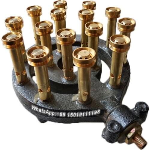 15hole household gas stove,portable burner,desktop outdoor gas stove,high pressure fire burner,pan burner,barbecue gas stove